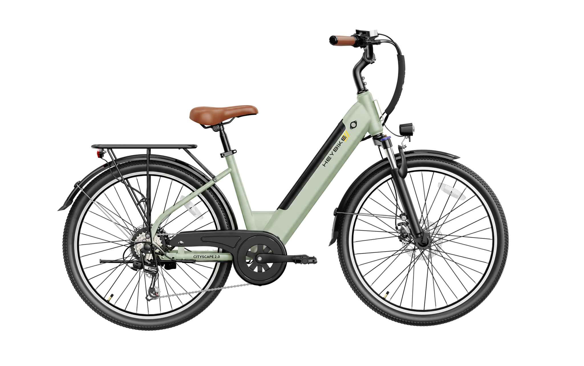 Heybike Cityscape 2.0 step-thru commuter e-bike, official Heybike photo