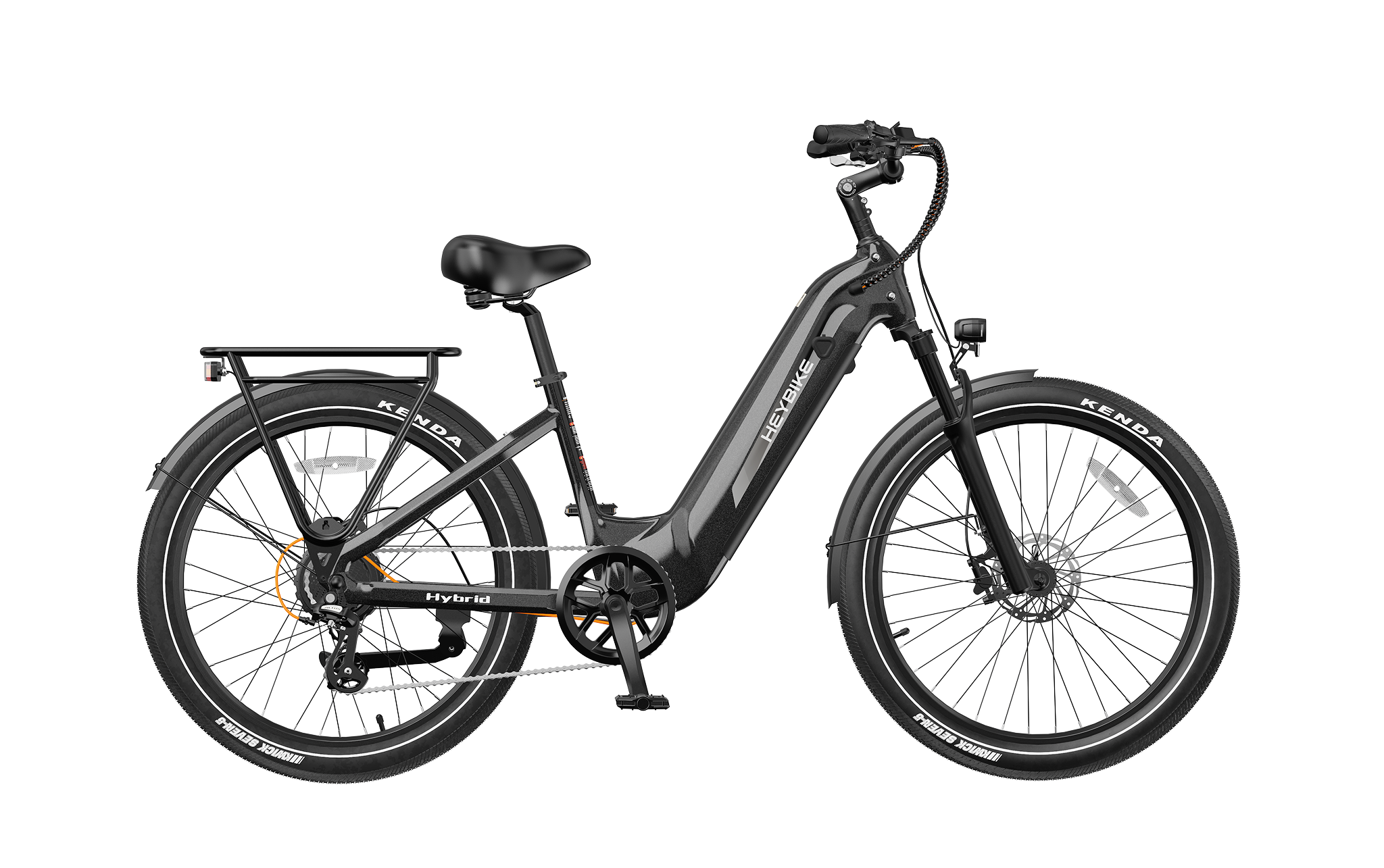 Heybike Hybrid long-range commuter e-bike, official Heybike photo