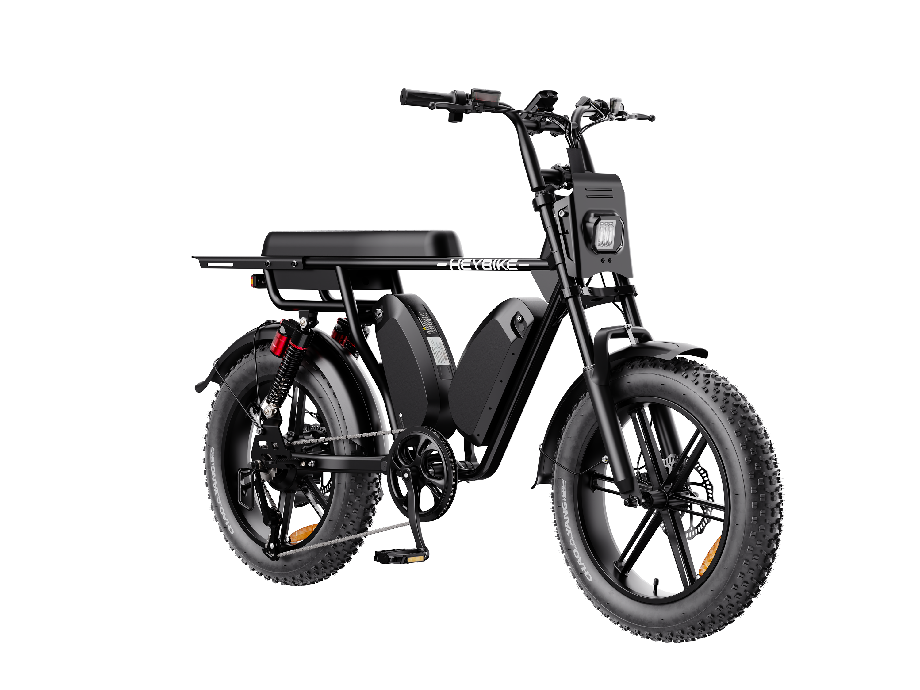 Heybike Saturn moped-style full-suspension e-bike, official Heybike photo