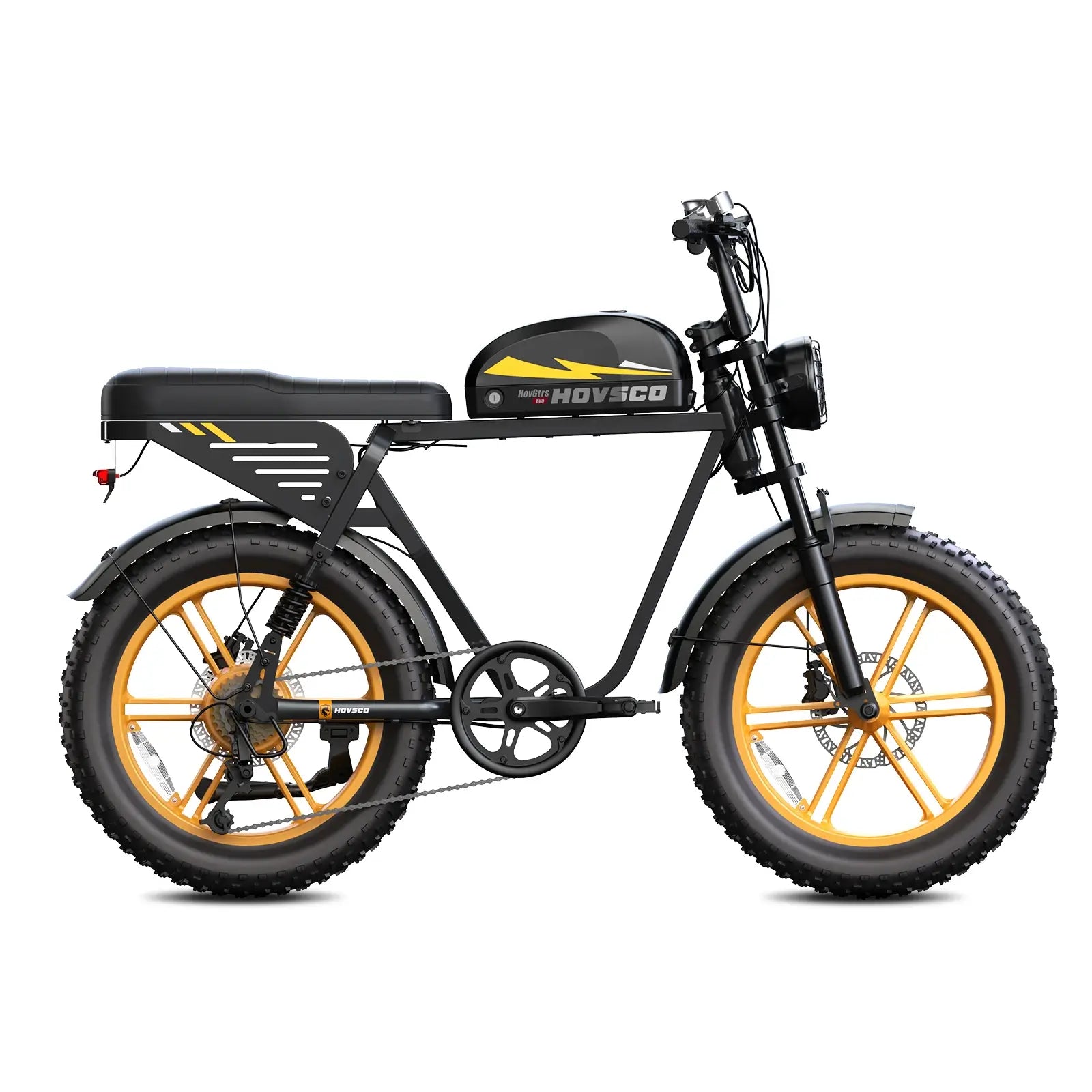 HOVSCO HovGtrs moped-style e-bike, official studio photograph