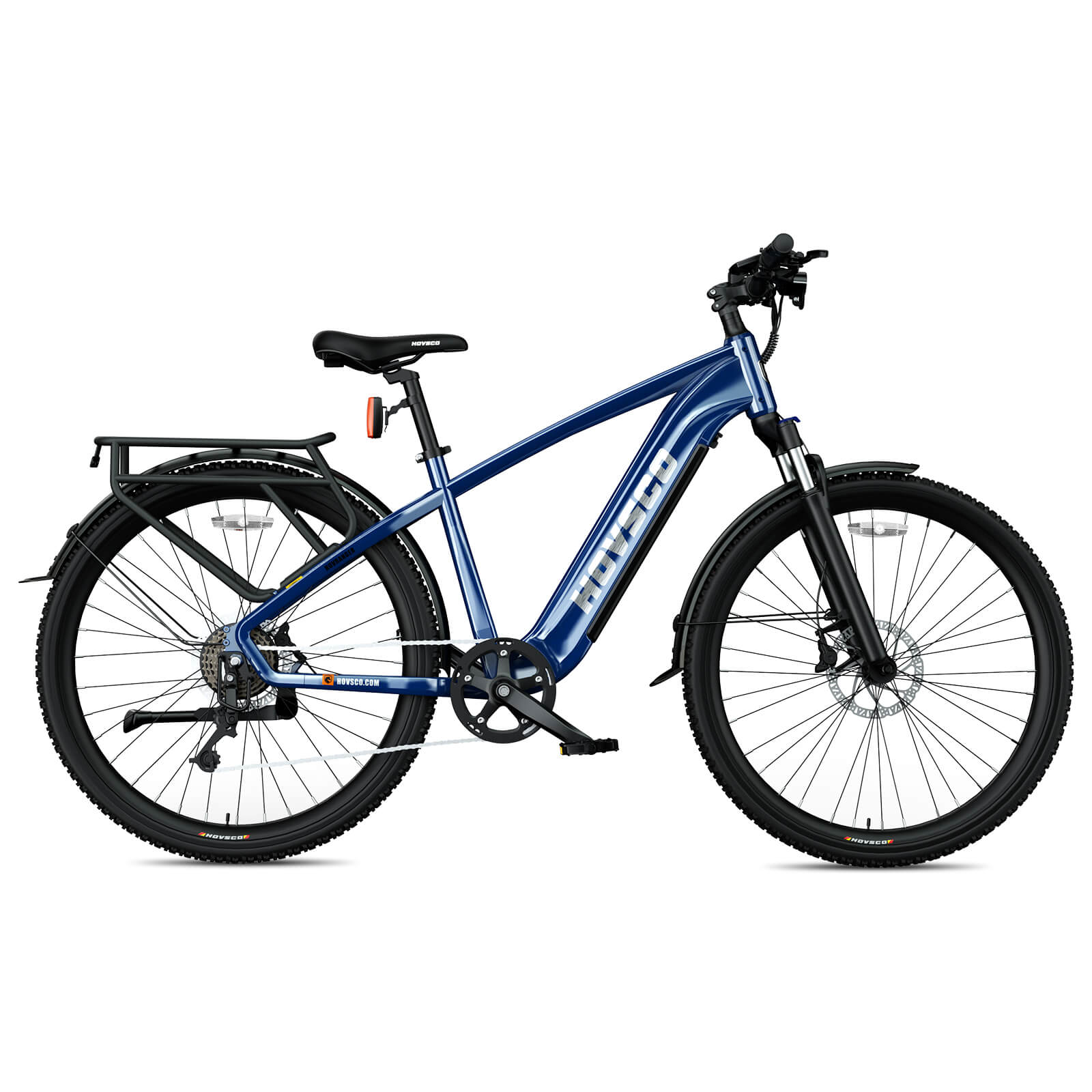 HOVSCO HovRanger commuter e-bike in indigo, official studio photograph