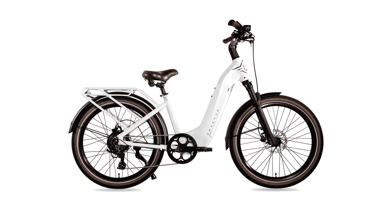 Magnum Melody low-step commuter e-bike in Pearl