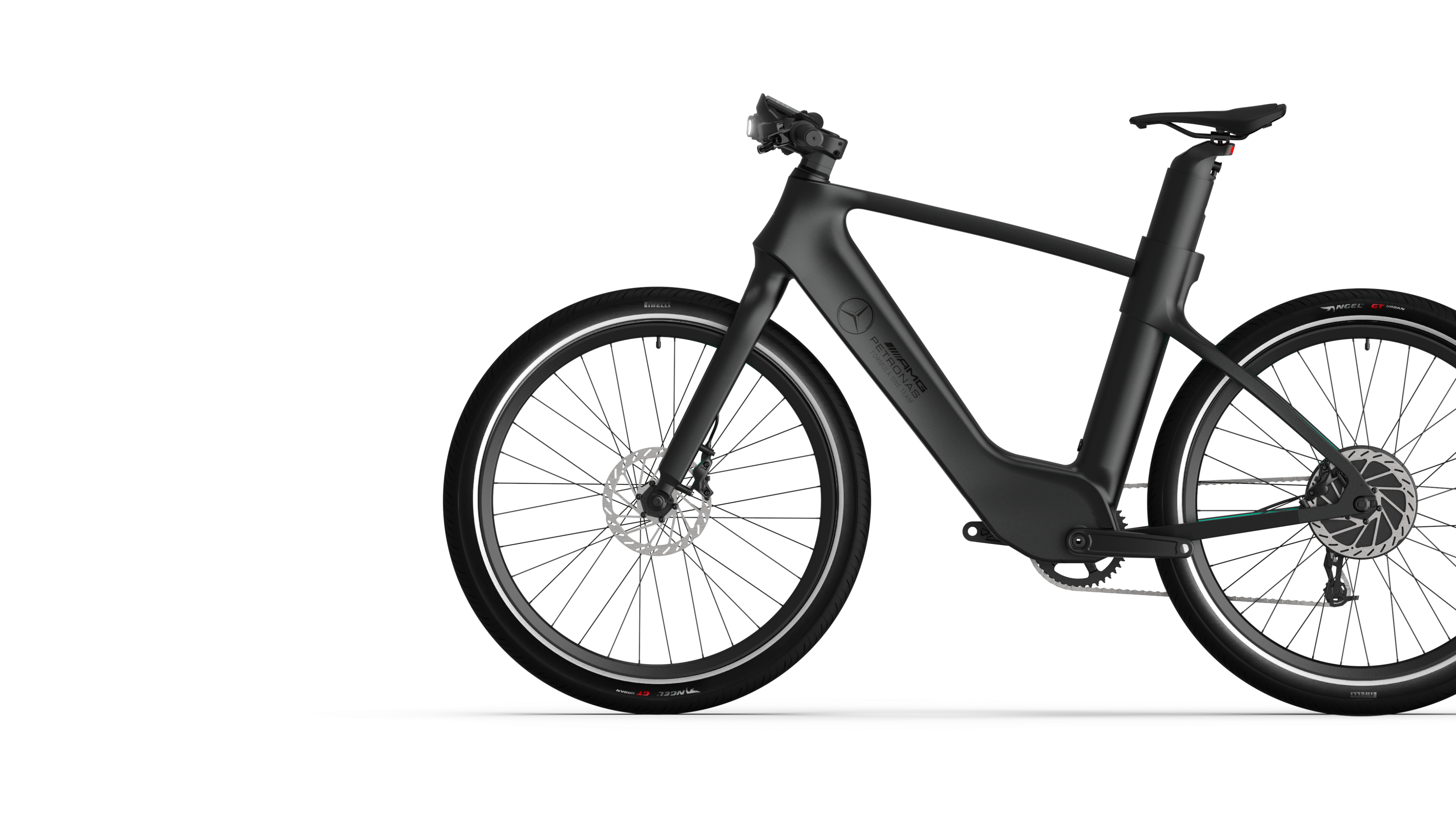 n+ Track Edition 750 in matte black, official studio side photograph