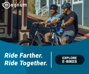 Magnum Bikes: Ride Farther. Ride Together. Official Magnum banner