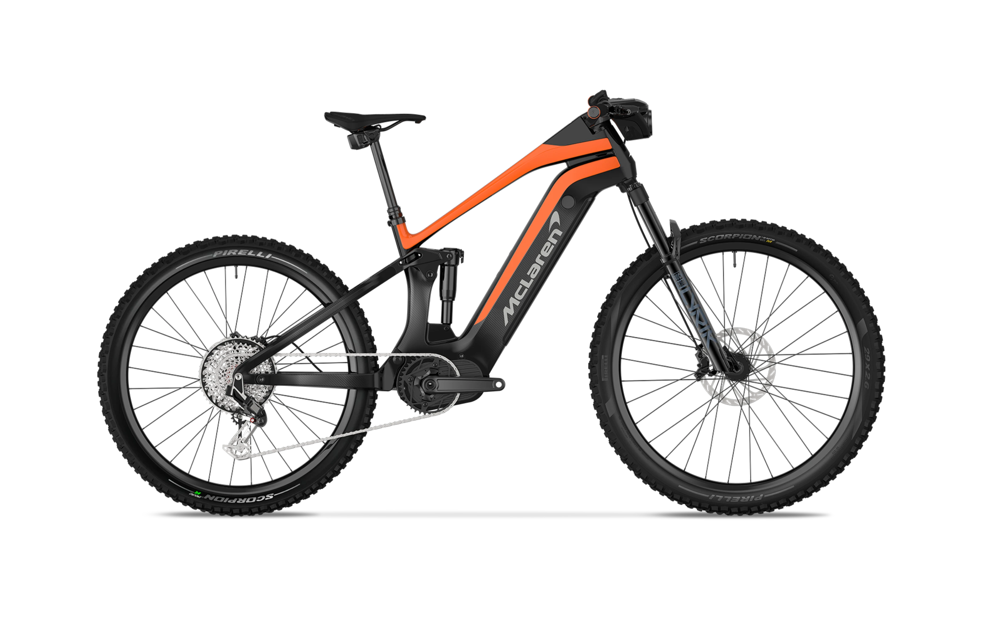 McLaren Extreme 600 full-suspension electric mountain bike