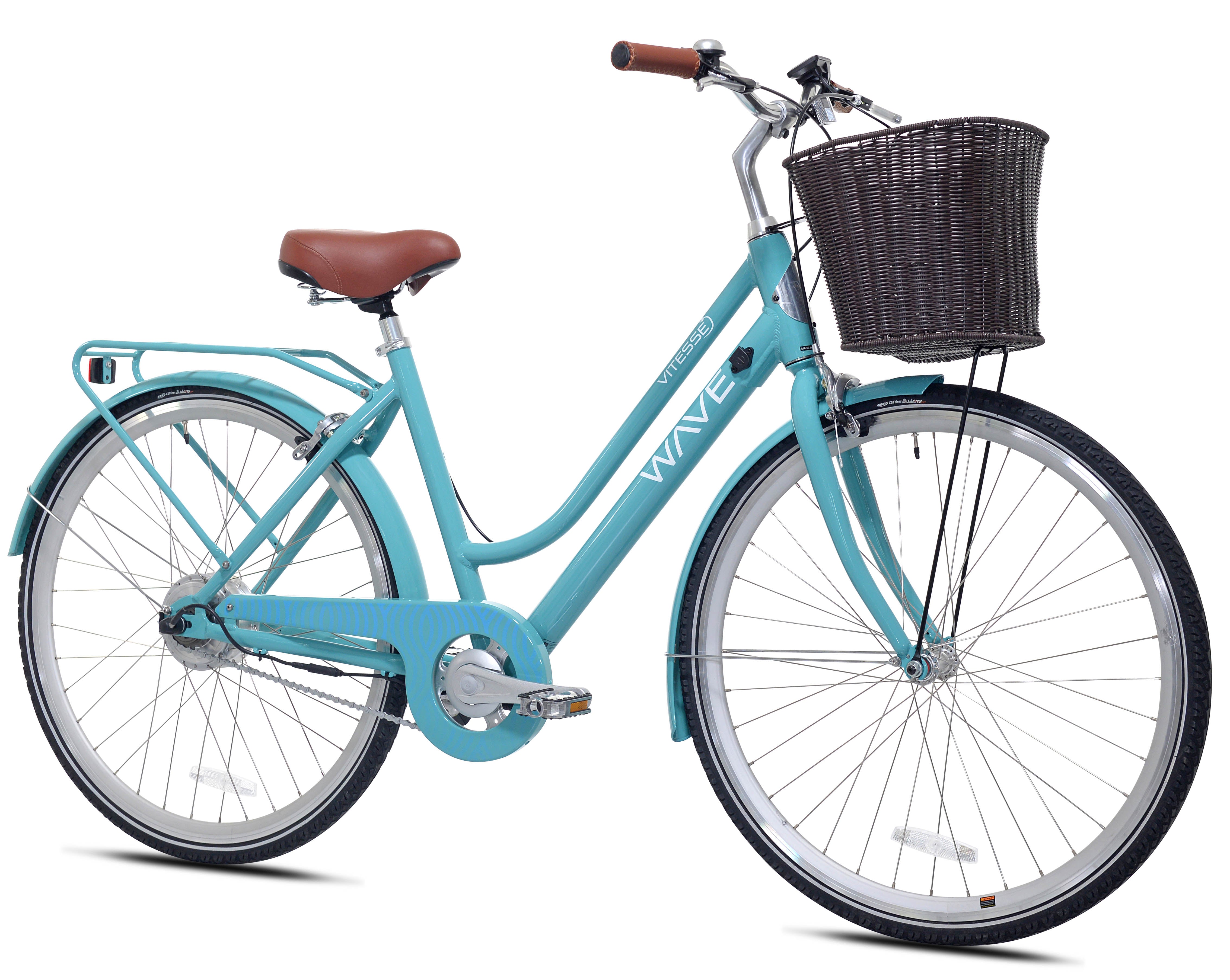 Mendham 700C Vitesse Wave electric cruiser in blue