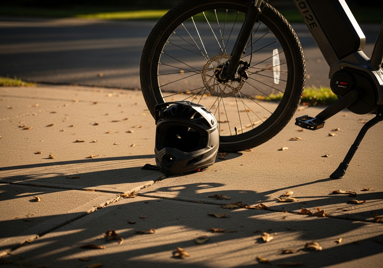 Helmet rules typically extend to all riders under 18 regardless of e-bike class. Helmet non-use becomes a defense exhibit in carrier negotiations.