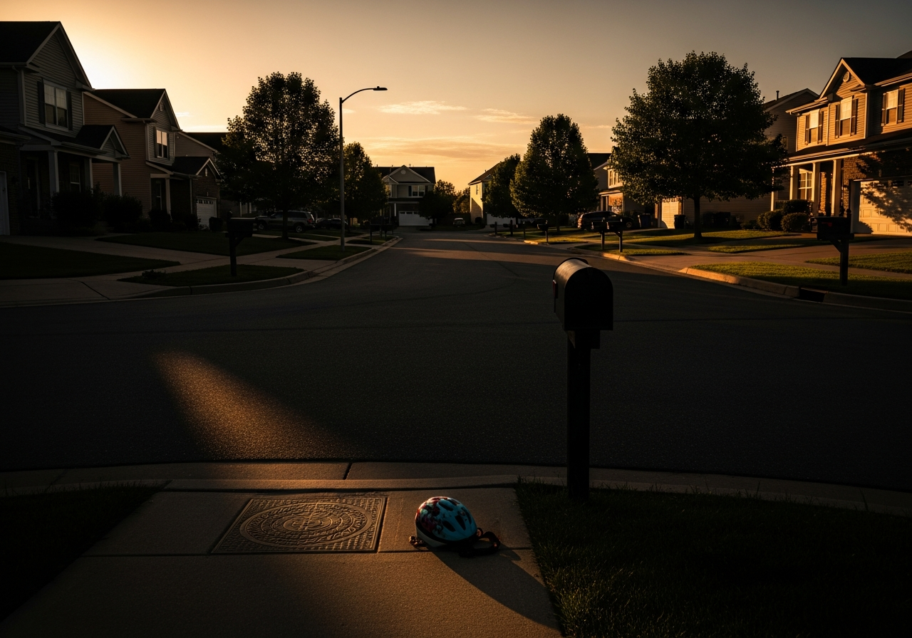 Suburban streets are where most minor-rider incidents happen. Local police report classification often controls whether the case is treated as vehicle, bicycle, or pedestrian.