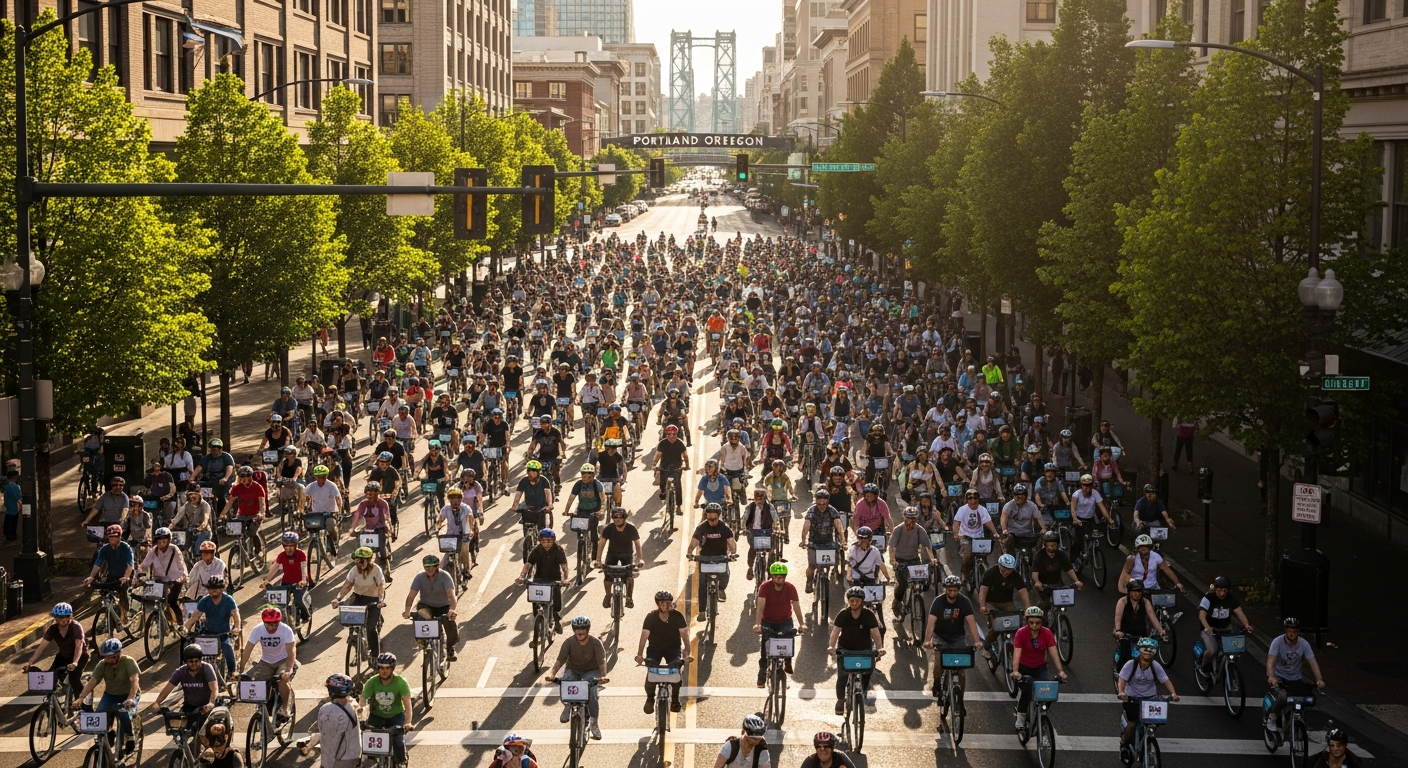 Portland Will Try to Set the Guinness World Record for the Largest E-Bike Ride on July 19