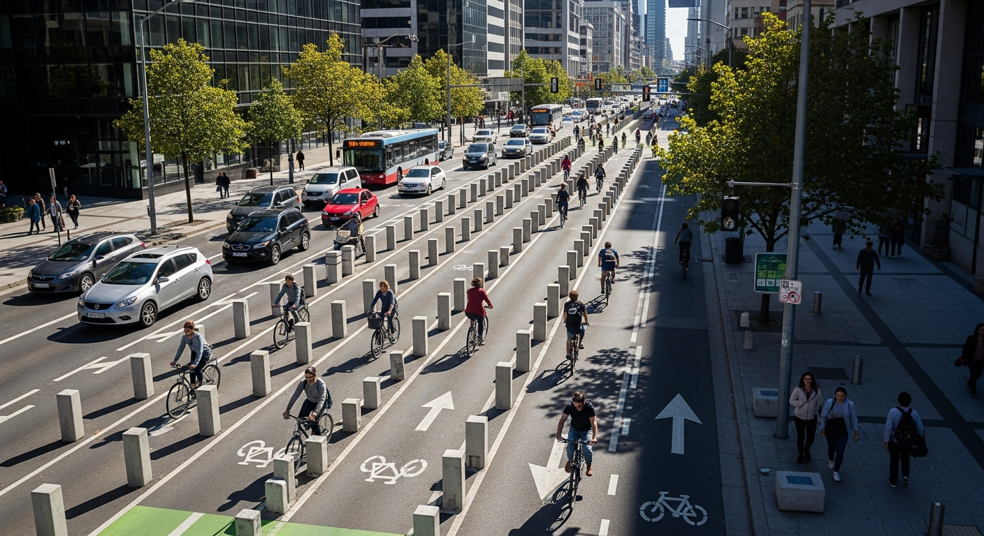 Protected infrastructure reduces serious crashes by an estimated 35%