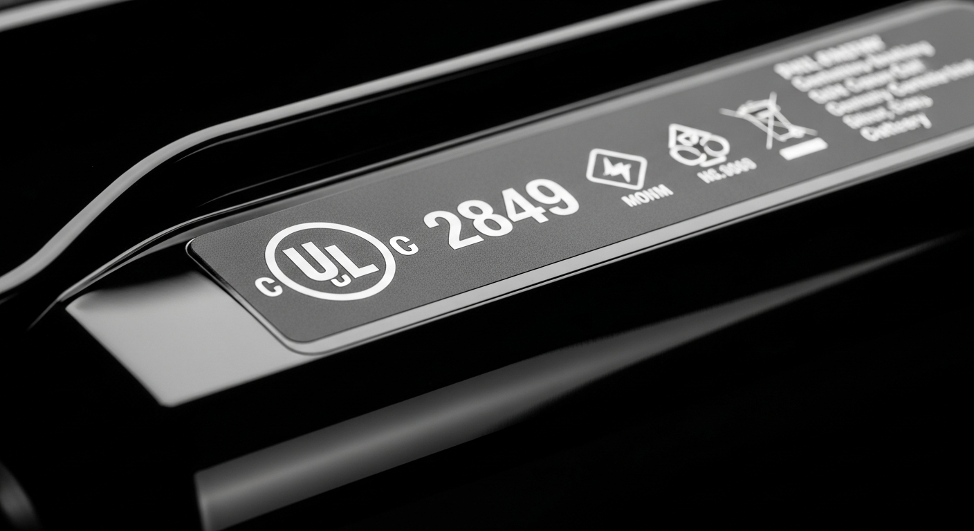 The UL 2849 mark — what every e-bike buyer should look for