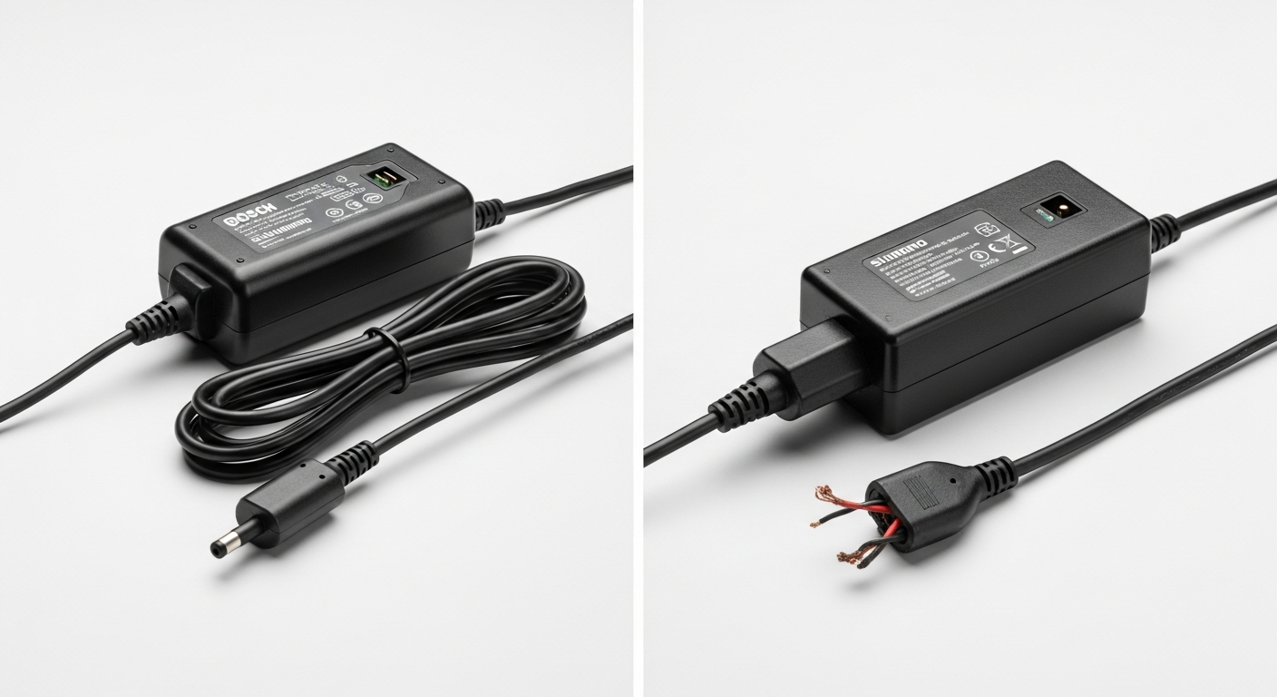 OEM (left) vs grey-market (right) — never substitute